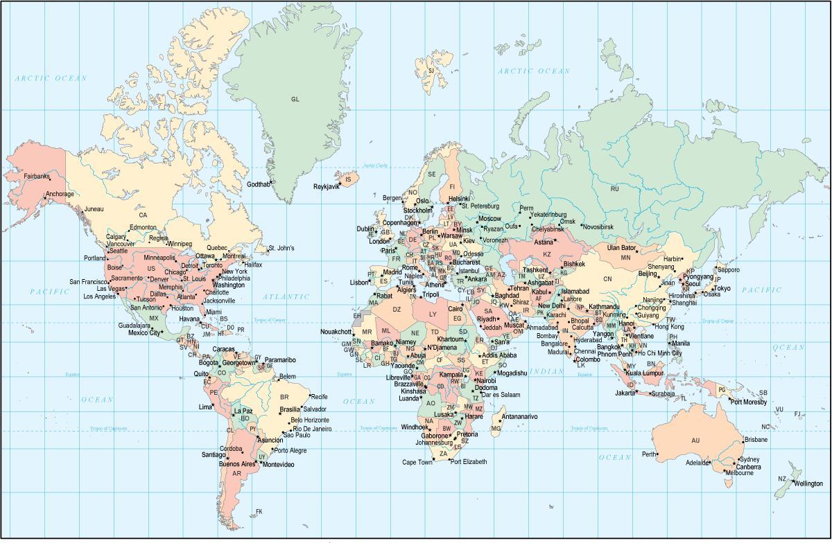 страна Гана на карте мира
