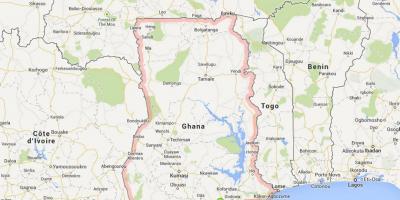 Подробная карта аккра, Гана